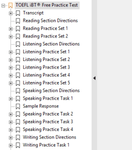 descargar toefl ibt free practice test GRATIS
