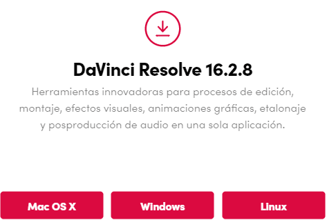 davinci resolve versión 17