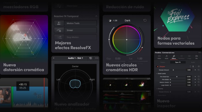 efectos davinci resolve