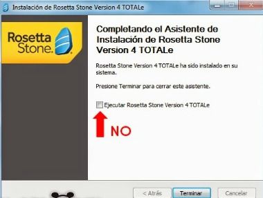 instalacion roseta stone Totale versión 4.5.5